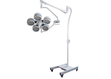 Lampe médicale Shadowless mobile d'examen de la lumière OT de LED avec le bras et les roulettes de ressort
