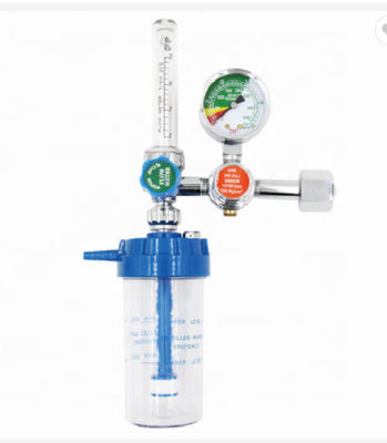 Prise médicale d'entrée d'air de compteur de débit de l'oxygène de vanne de régulation avec l'humidificateur